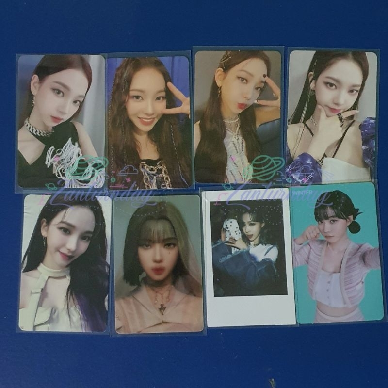 [Official] Photocard Karina Winter Aespa Savage Hallucination Hallu Synk Dive POS AR SMCU 2021 Kwang