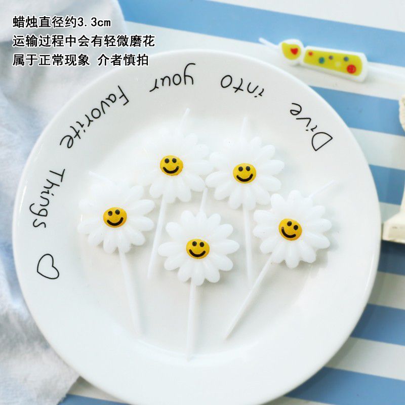 LILIN ULANG TAHUN BUNGA DAISY / LILIN ULANG TAHUN DAISY / LILIN ULANG TAHUN KOREA