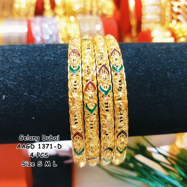 Bangle / Gelang Dubai Replika mas Murni isi 4 pcs