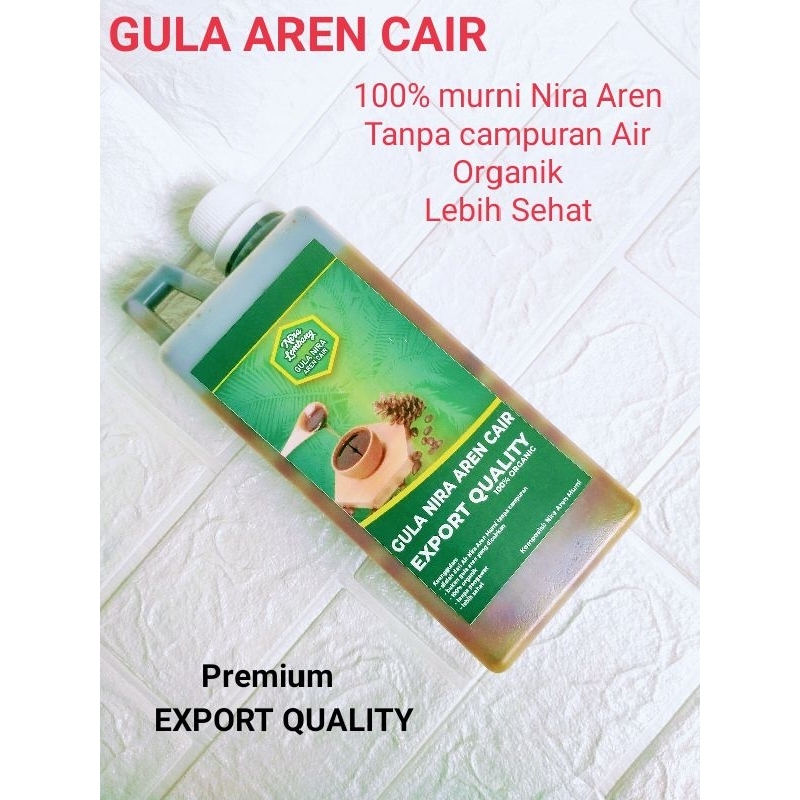 

Gula Nira Aren Cair Organik Premium, Export Quality