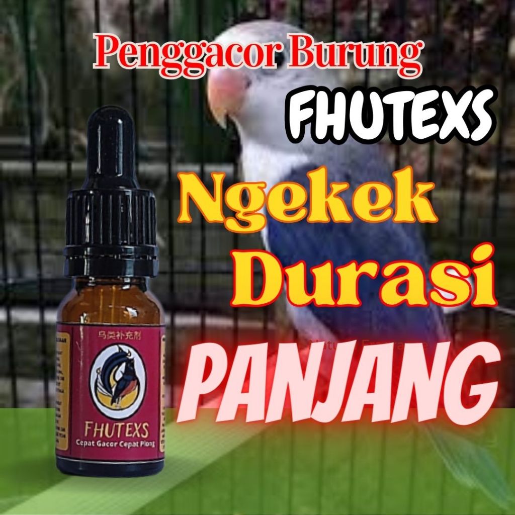 Vitamin Penggacor Burung LoveBird Fhutexs/Doping Penggacor LoveBird Penggacor Semua Jenis Burung