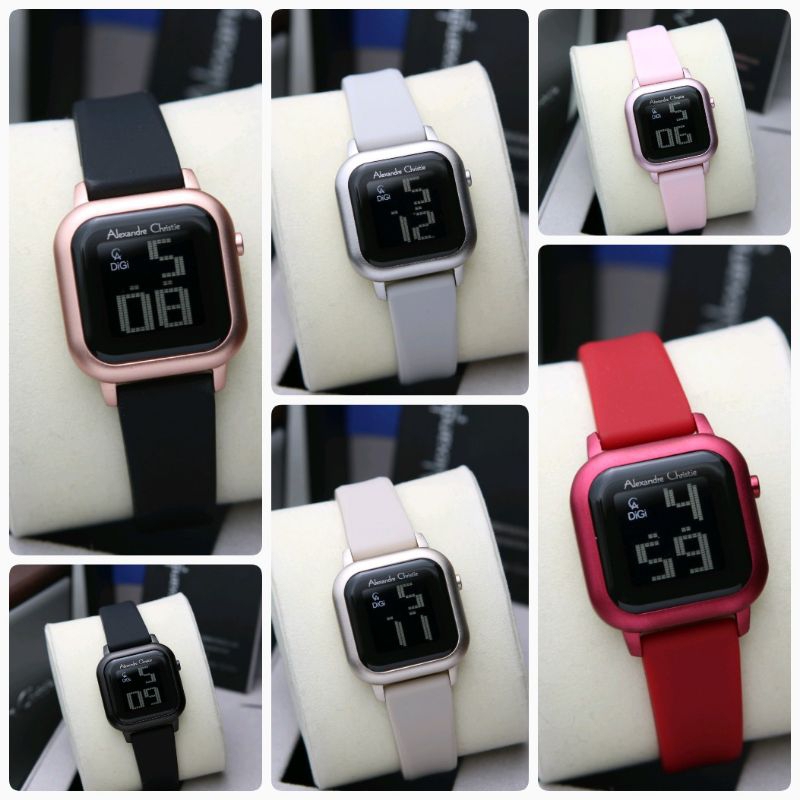 ALEXANDRE CHRISTIE AC9392 / AC 9392 JAM TANGAN CEWEK DIGITAL / FREE BATRAI
