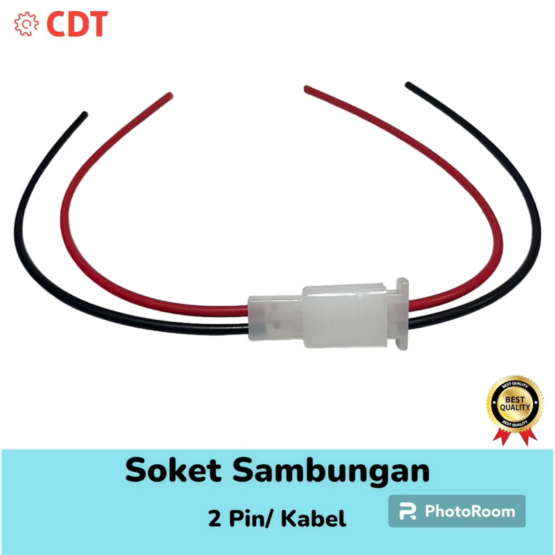 Socket Sambungan Terminal Kabel Jantan Betina 2 PIN 3 PIN 4 PIN SOKET SAMBUNGAN 2 KABEL 3 KABEL 4 Ka