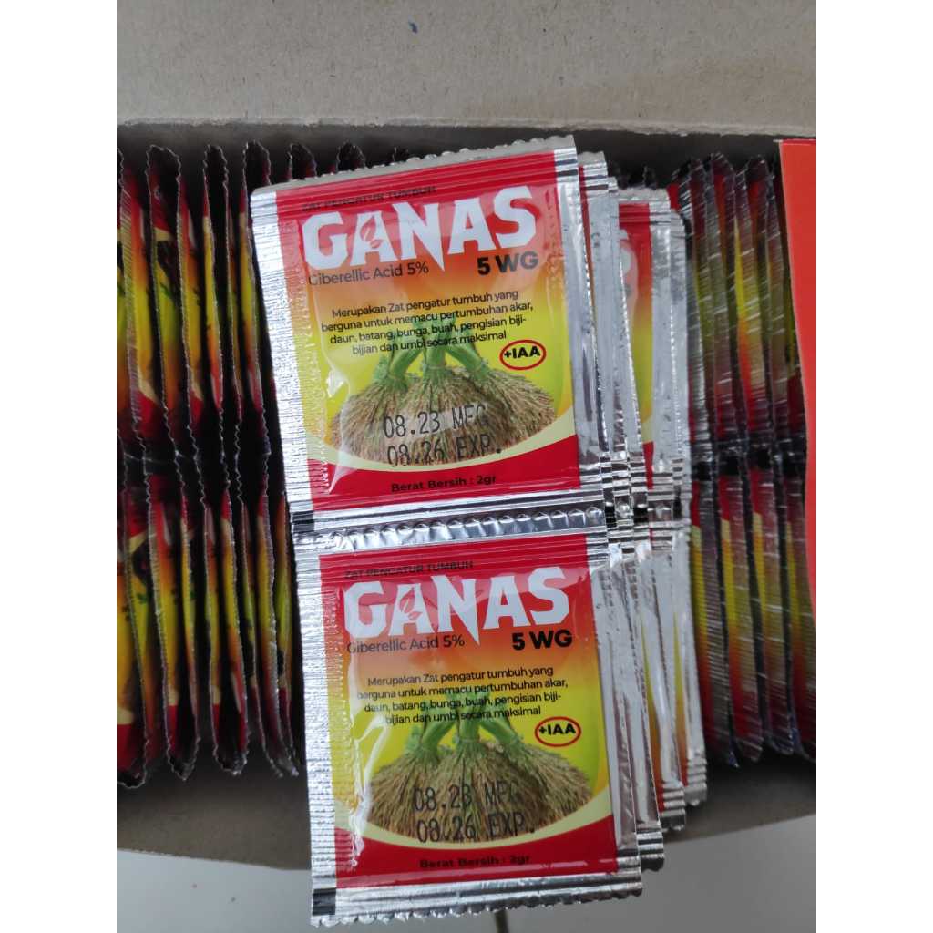 ZPT GANAS 5 WG - 2 Gram (Perangsang pertumbuhan tanaman)