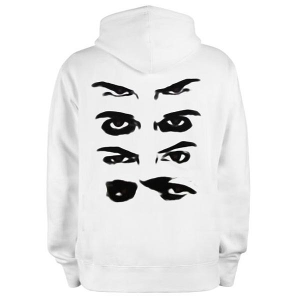 Jaket White Hoodie Metallica 90's Tour Hoodie Sweater Bahan Cotton Fleece