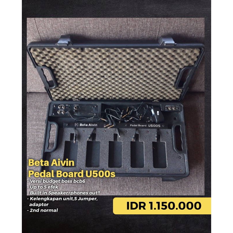 Beta Aivin Pedal Board U500s boss bcb 60