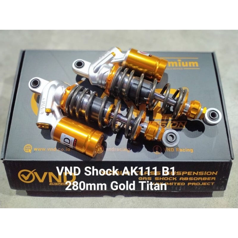 shock vnd sok vnd AK111 B 280 mm gold titanium f1zr jupiter