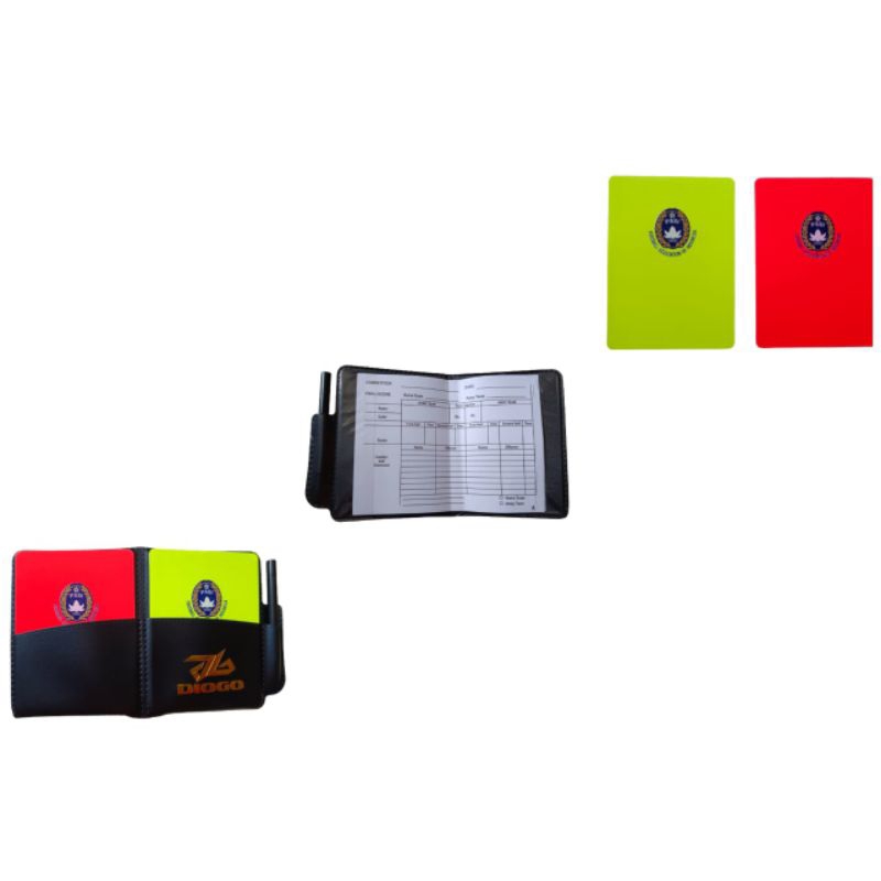 Kartu Wasit Referee Sepakbola PSSI / Kartu Wasit Lengkap Futsal PSSI / Perlengkapan Wasit Murah/perl