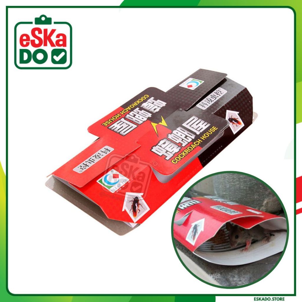 Perangkap Serangga / Perangkap Kecoa / Lem Perekat Kecoa / Cicak