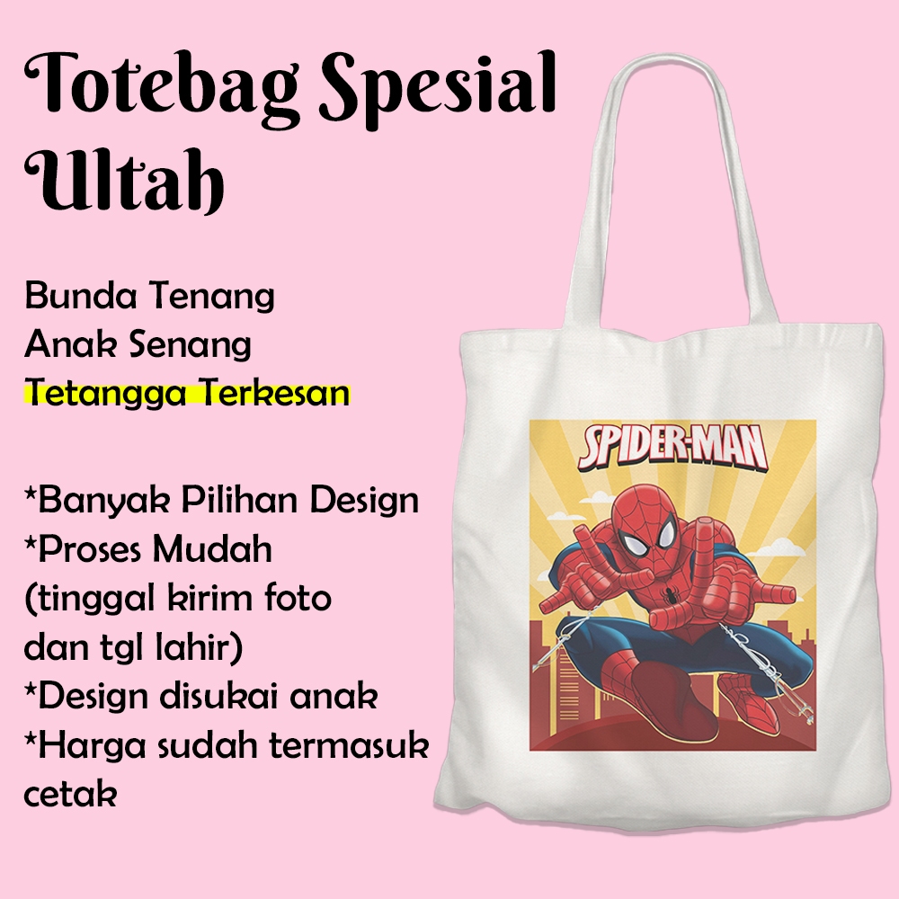 

Tote Bag Ulang Tahun Anak Termurah Karakter Spiderman Anak Laki Laki