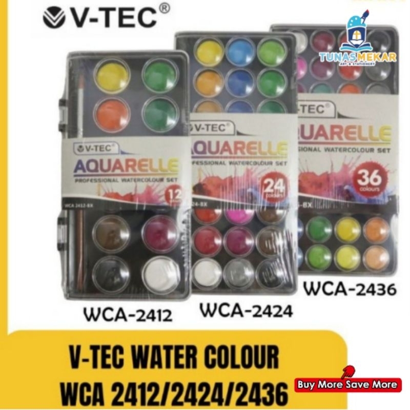 

Watercolor V-tec WCA 2412/2424/2436