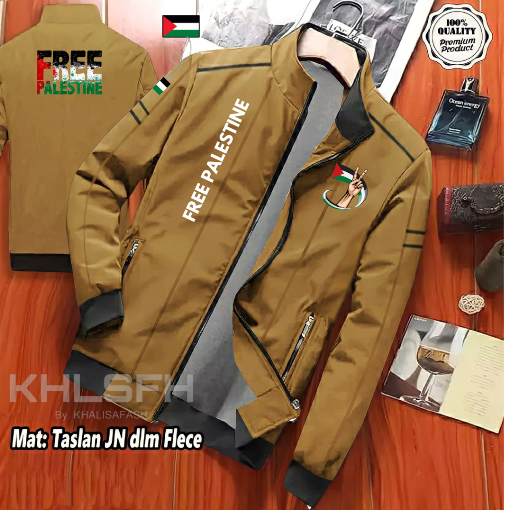 JAKET CUSTOM FREE PALESTINA / PALESTINE / JAKET ARMY PRIA FREE PALESTINE