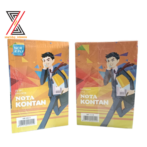 

Buku Nota Kontan Kecil NCR 1 PLY / 2 PLY Polos Ukuran A6