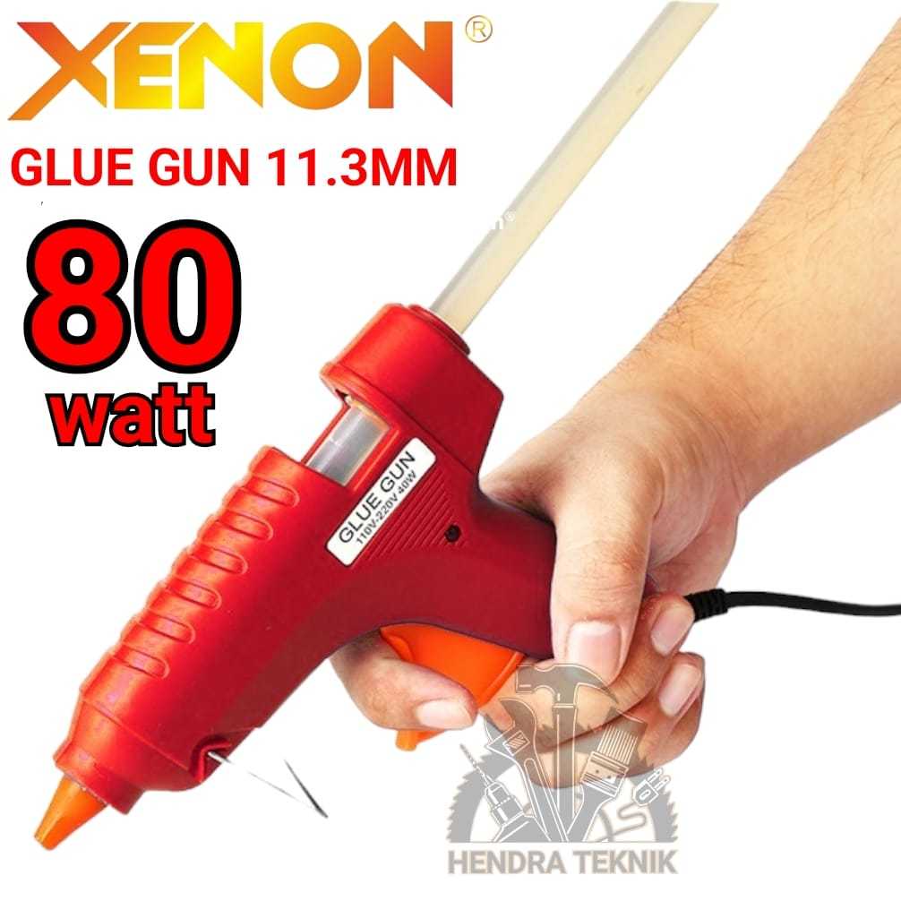 

HOT GLUE GUN 80W ALAT TEMBAK LEM BAKAR BESAR 11,3MM 80 WATT LEM LILIN