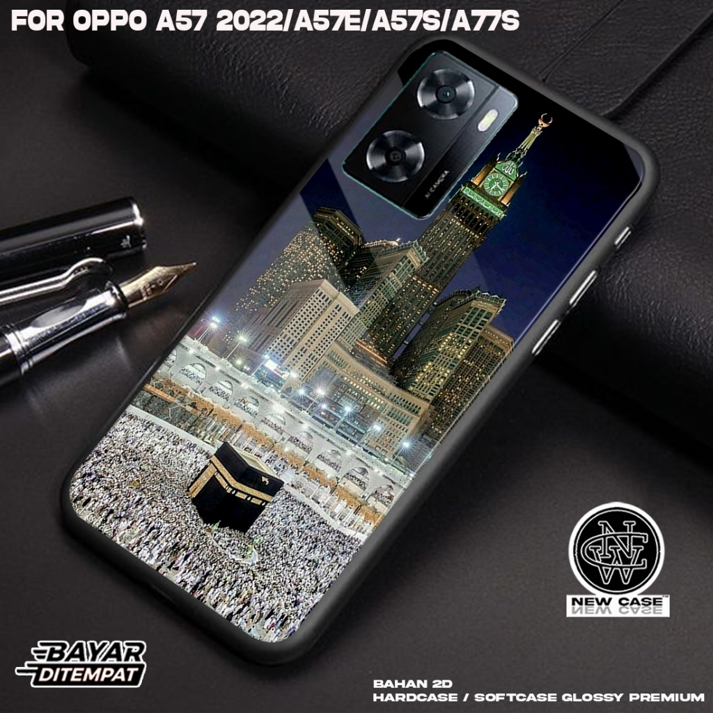 Case OPPO A57 2022 A57E A57S A77S - Casing Hp Terbaru 2023 Newcase [ ISLAMIC] Silikon Hp Mewah - Kes