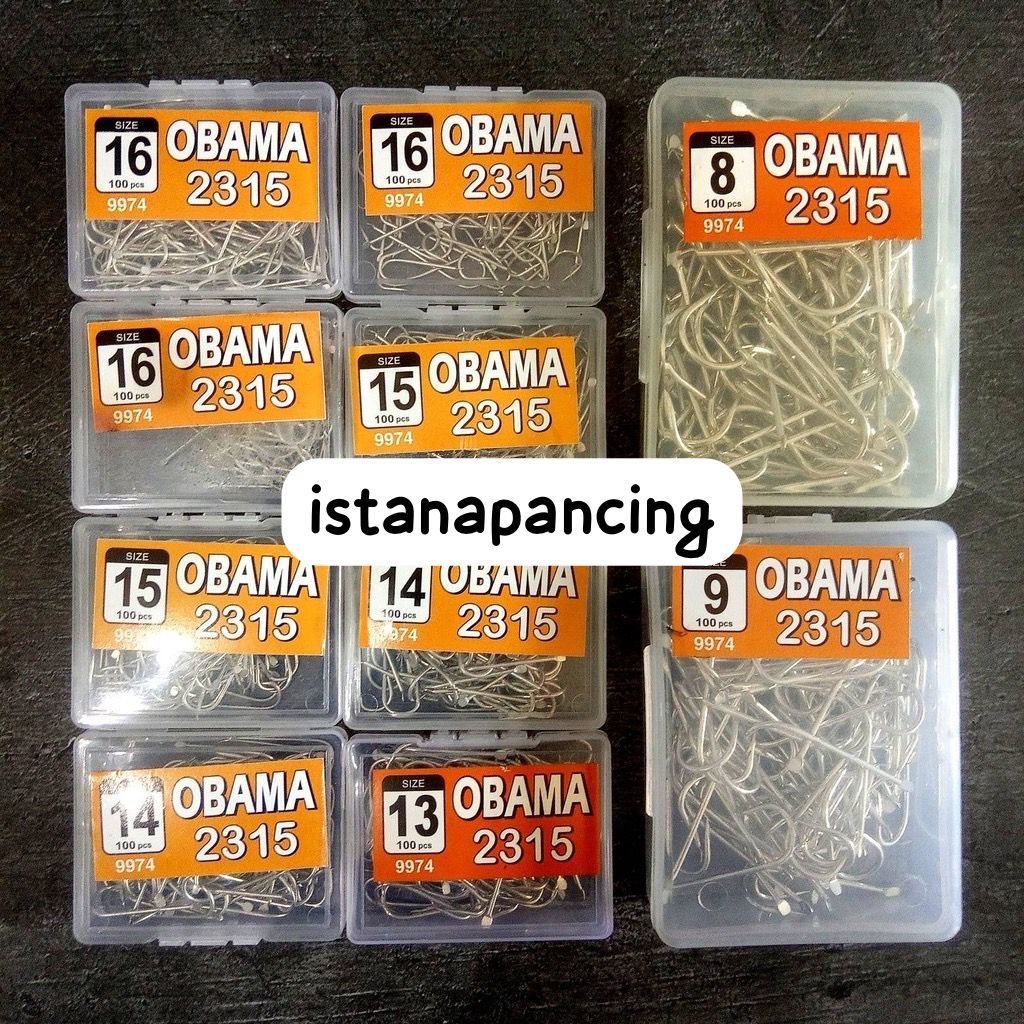 MATA KAIL OBAMA 2315 FLAT NO 9 / TANPA LUBANG PANCING OBAMA GUMALA MANCING TERLARIS MURAH