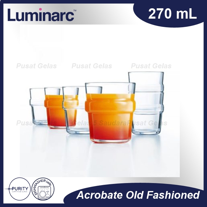 1 SET 6 PCS Gelas Luminarc Orange Juice 270mL/Gelas Kaca Luminarc/Kaca