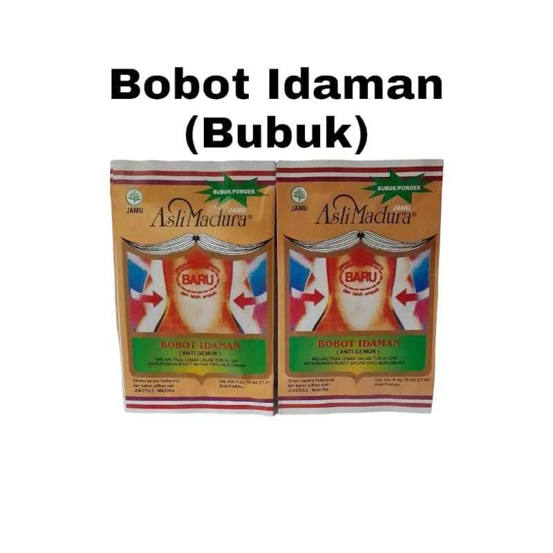 

Jamu Bob*ot Idaman (Bubuk) Asli Madura Jokotole (Isi 10 Sachet)