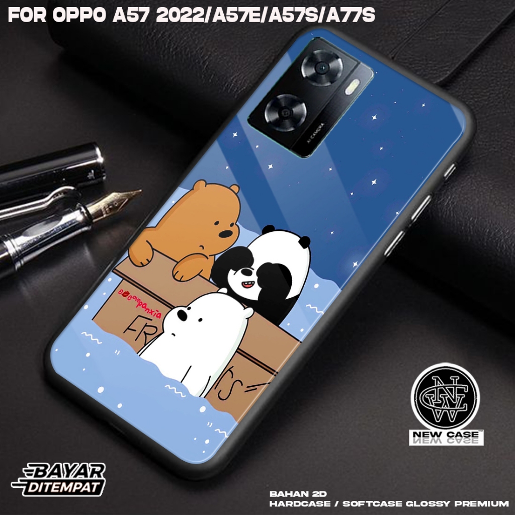 Case OPPO A57 2022 A57E A57S A77S - Casing Hp Terbaru 2023 Newcase [ WBB] Silikon Hp Mewah - Kesing 