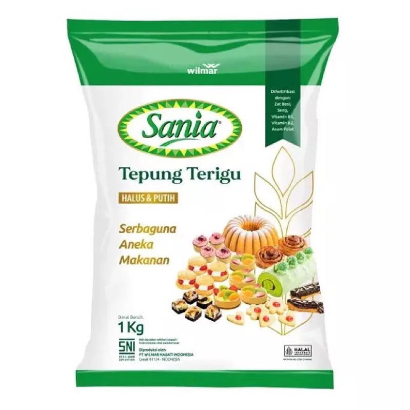 

Sania Tepung Terigu Kemasan 1kg