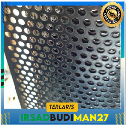 Grill Ram Bok Box Speaker Besi 1 x 2 meter Motif Bulat Ram Speaker