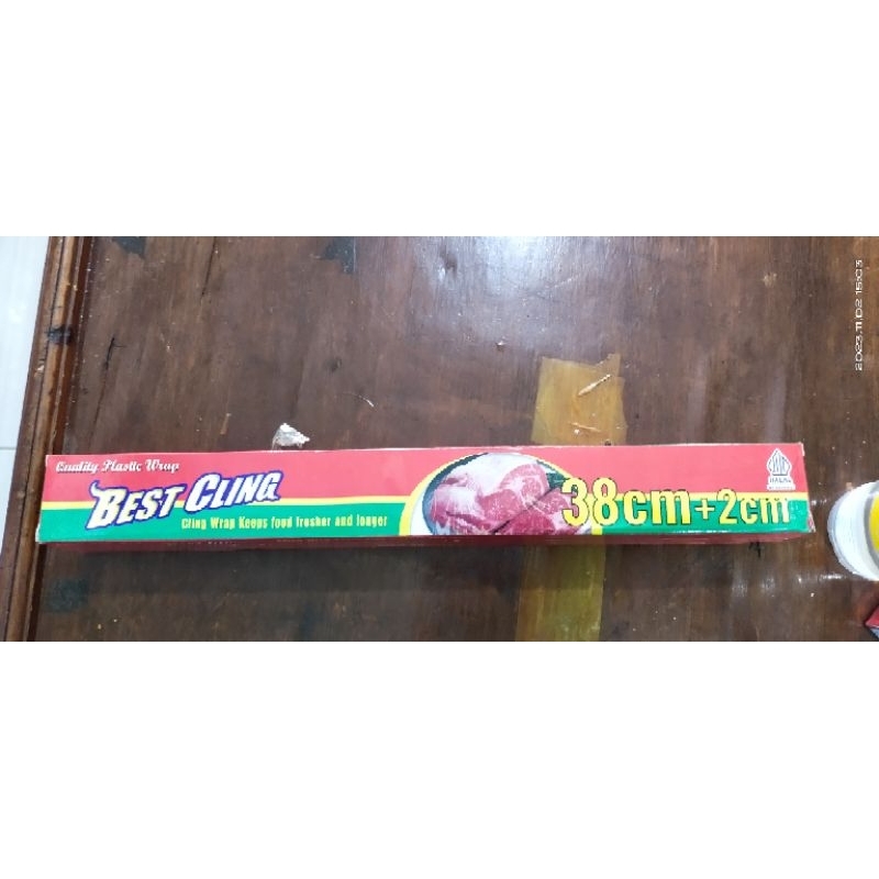 PLASTIK WRAP PEMBUNGKUS MAKANAN/ PEMBUNGKUS BUAH ukuran 38cm.