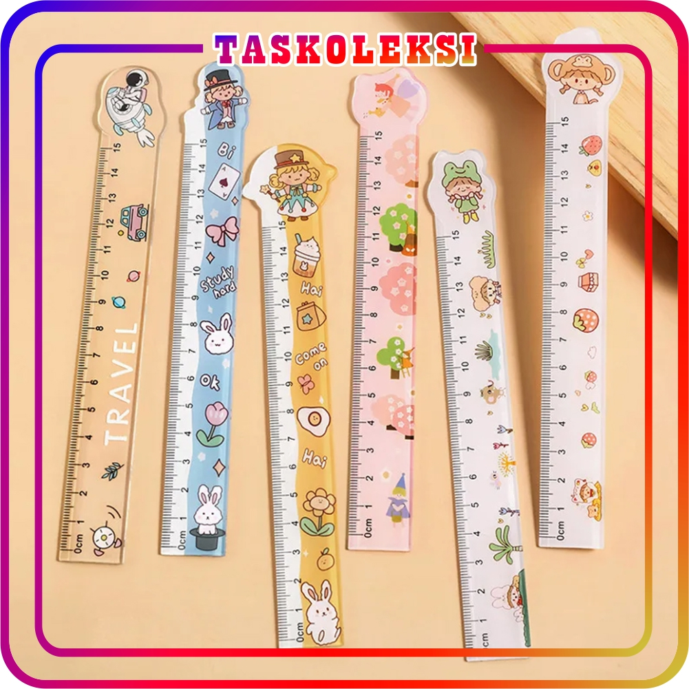 

☛TK☚ Penggaris Lucu 15 Cm Penggaris Anak Pelajar Mahasiswa Motif Astronot Penggaris funny karakter 15cm Pengaris Sekolah Kantor S103