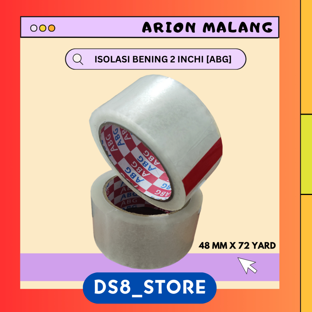 

Lakban / OPP / Isolasi Besar Bening 2 Inchi [ABG]