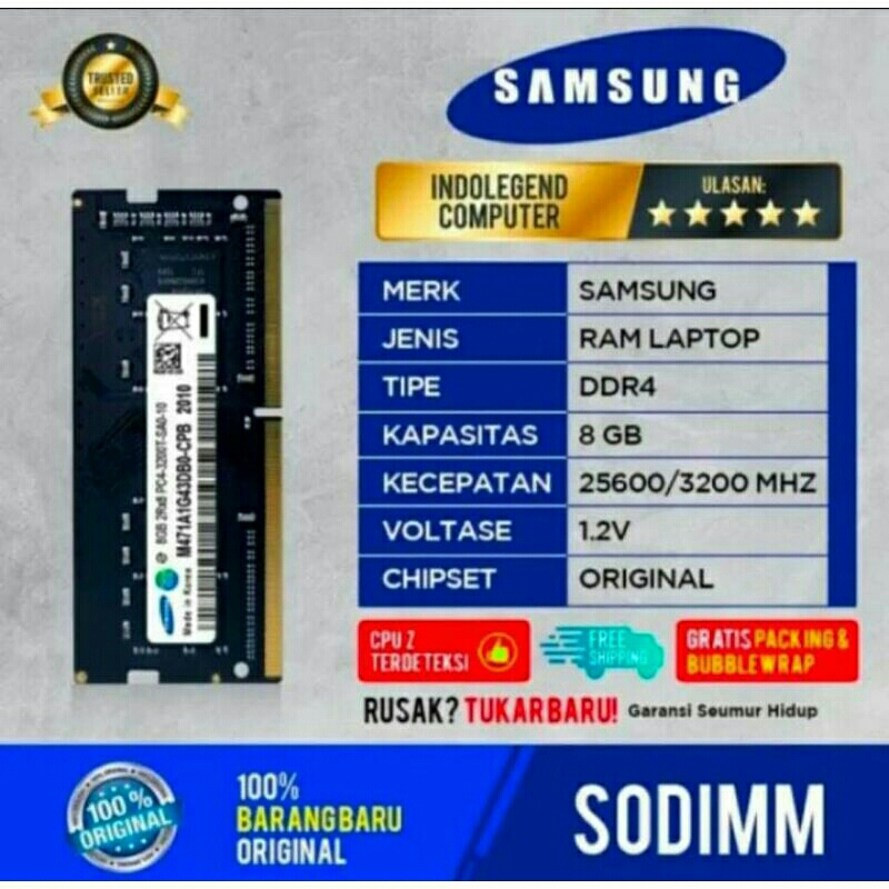 Ram  DDR4 SODIMM 8GB