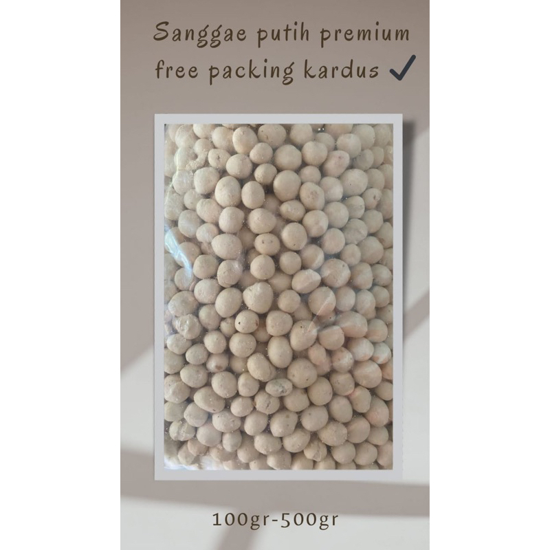 

sanggae putih premium 100gr,250gr,500gr