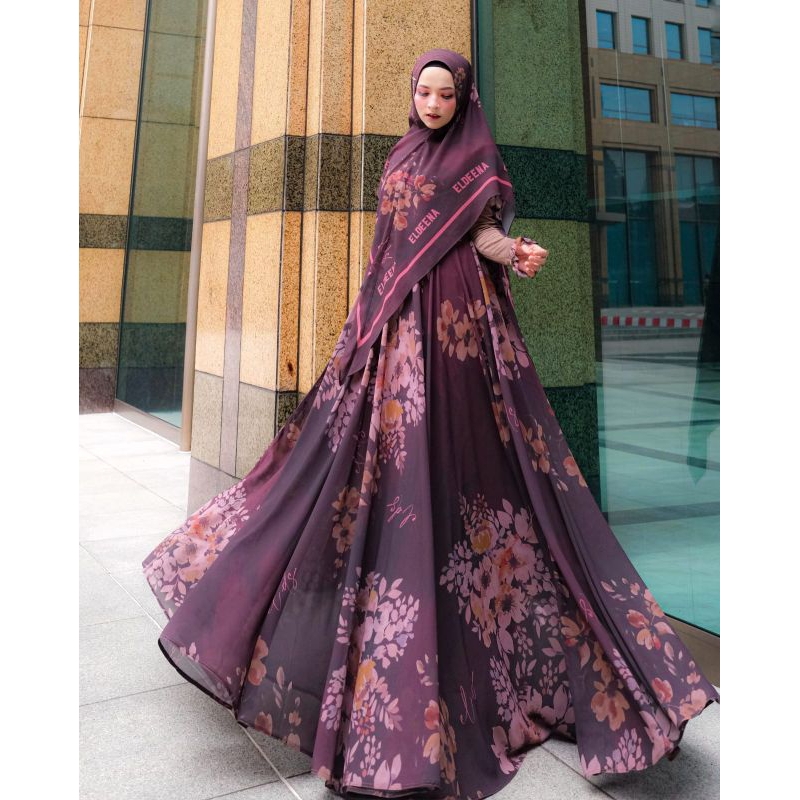 Gamis chorlla series ORI eldeena // gamis super mewah terbaru // gamis ORI eldeena
