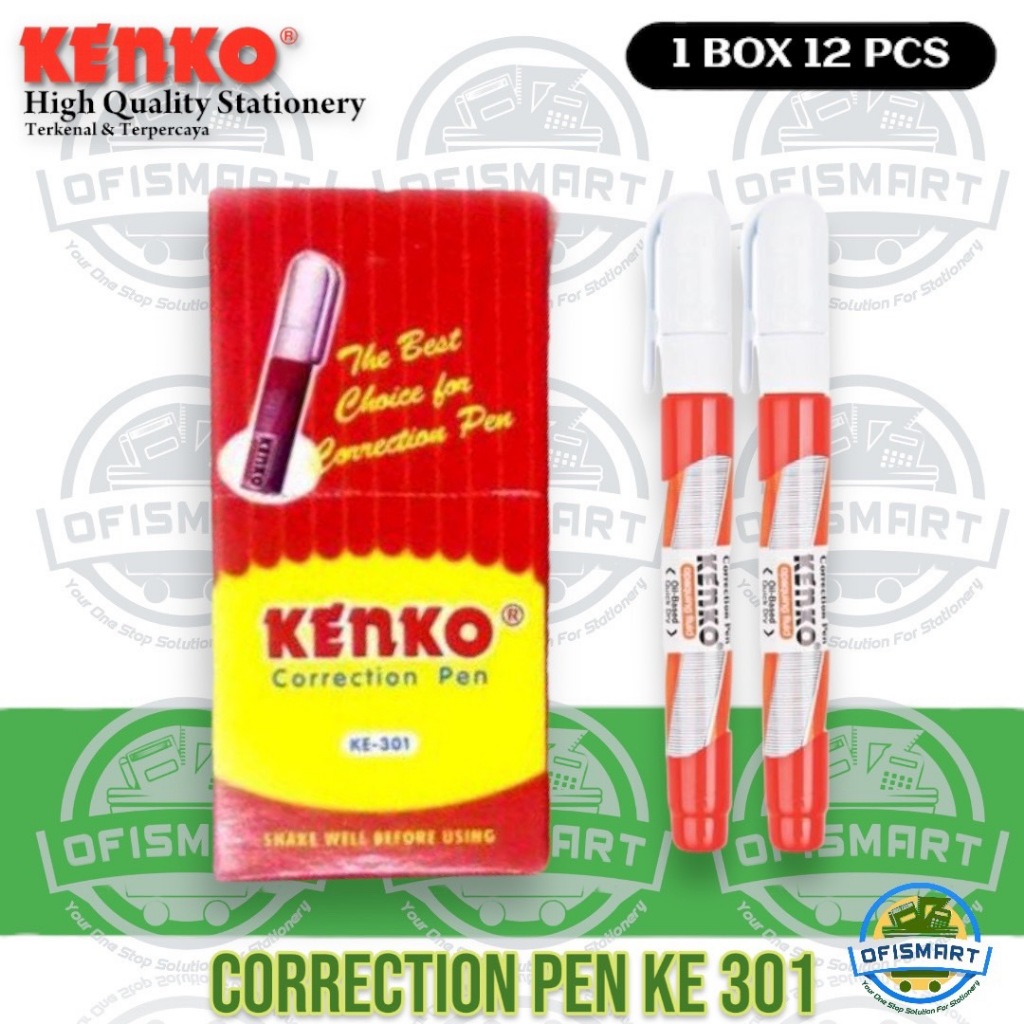 

Kenko Correction Fluid Pen - KE 301 | @1Ktk=12PCs