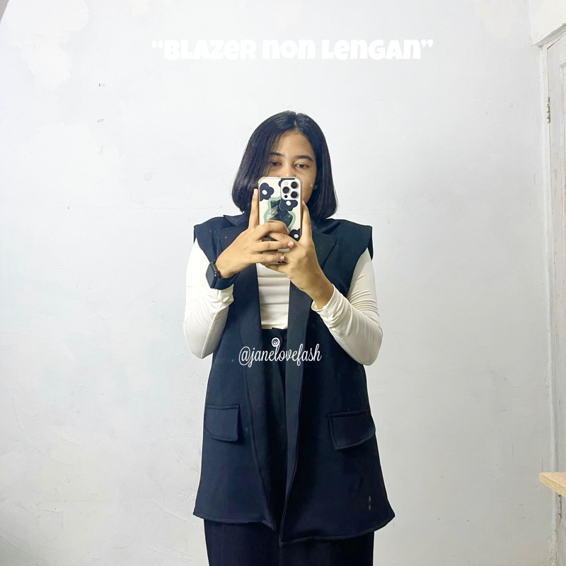 BLAZER TANPA LENGAN | BLAZER VEST | VEST | BLAZER NON LENGAN