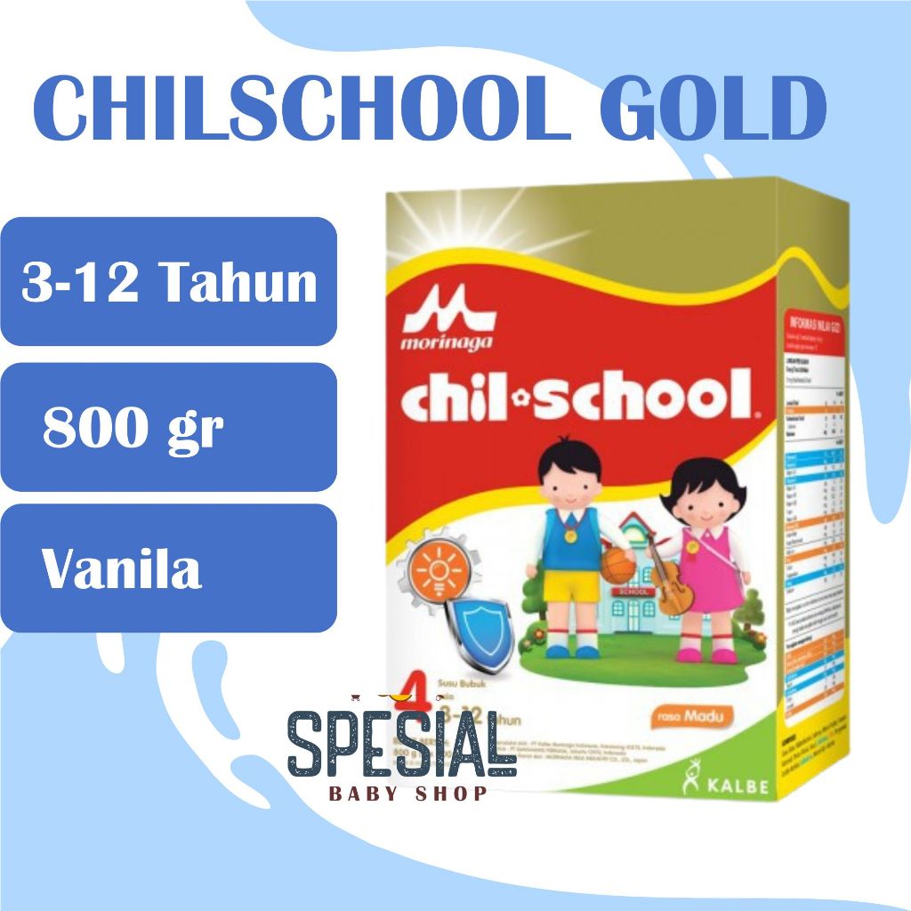 chil school GOLD 800gr 400gr chilschool VANILA MADU 800 gr-CHILSCHOOL PLATINUM  800 GR CHIL SCHOOL P