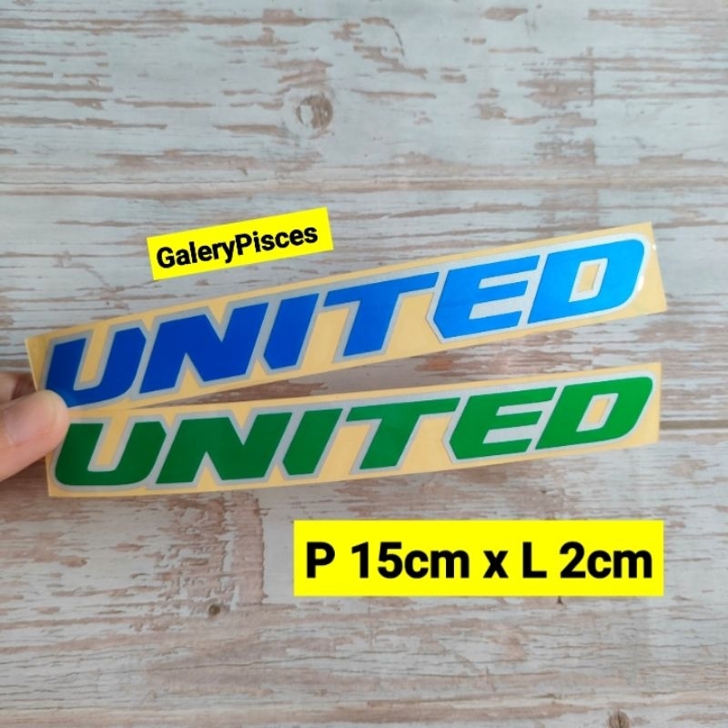 stiker cutting sepeda united