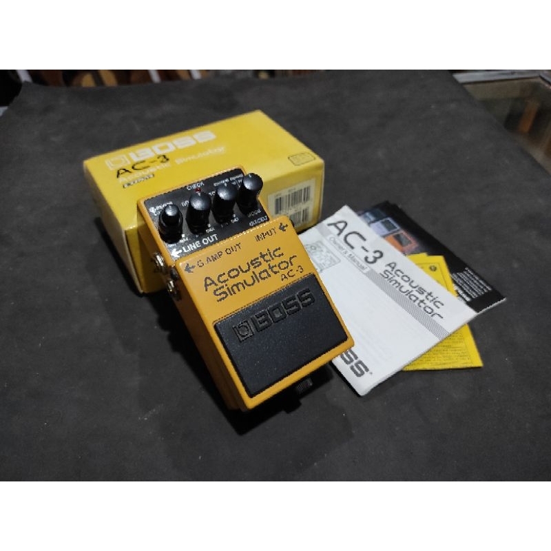 Boss AC 3 Acoustic Simulator, Efek Gitar, Akustik, Not AC 2, Zoom, Nux