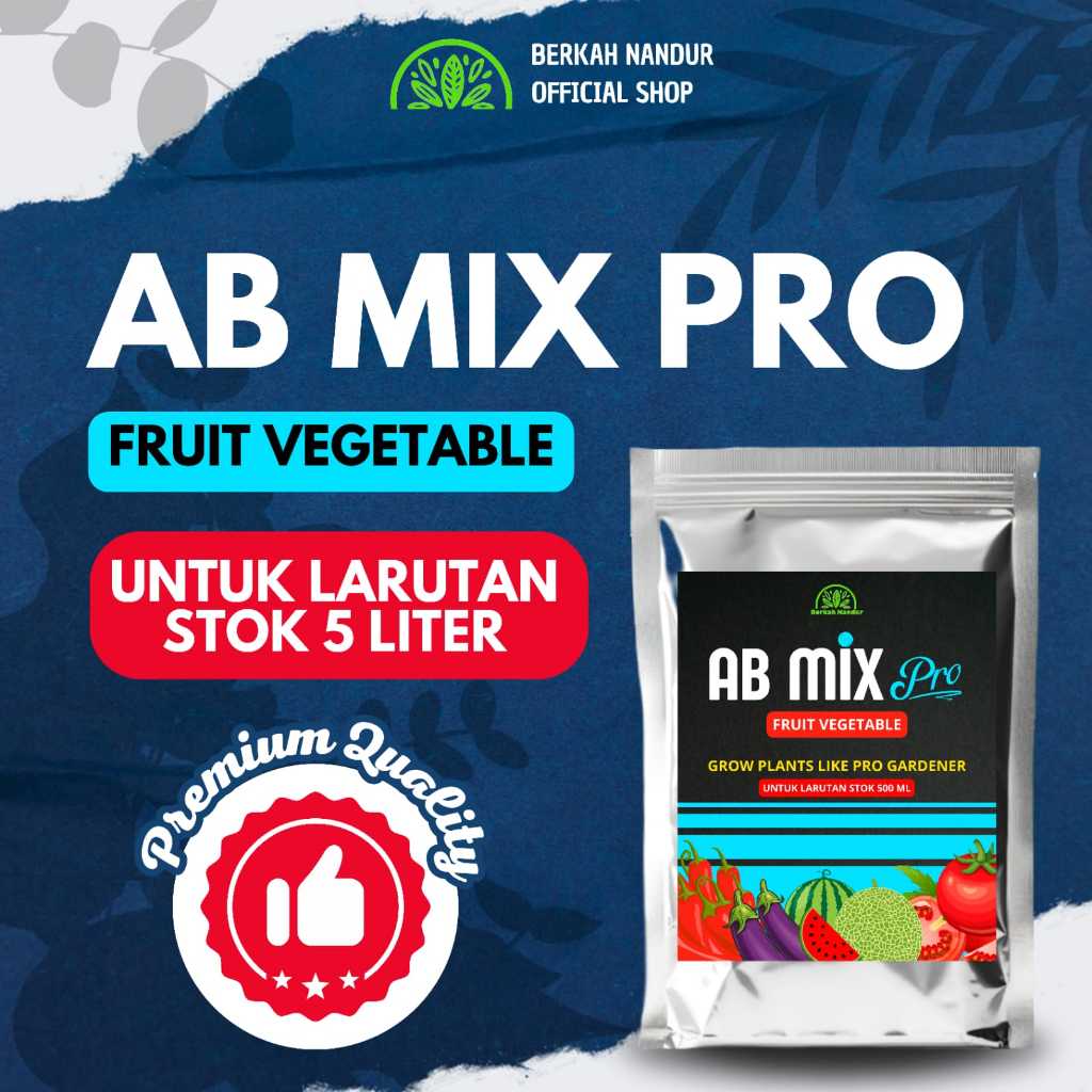 NUTRISI ABMIX PRO BUAH 5 LITER NUTRISI HIDROPONIK
