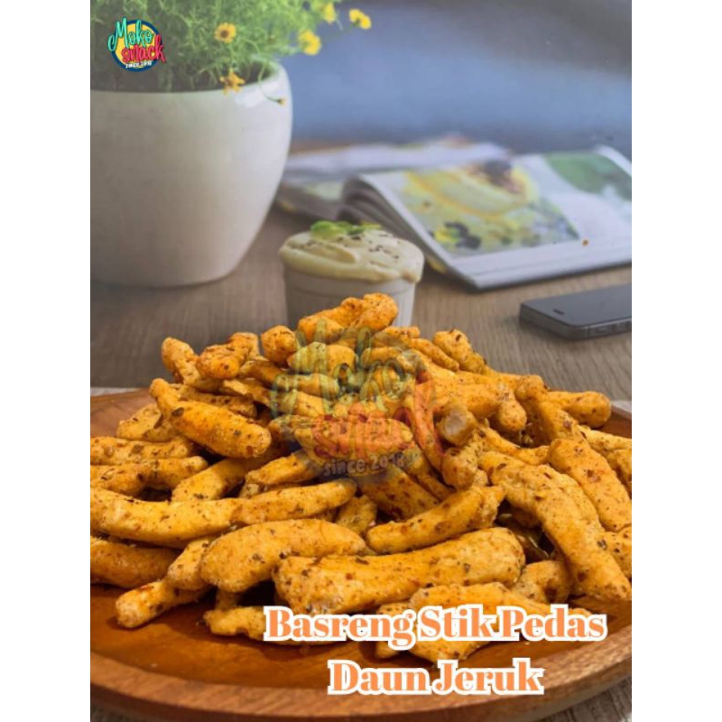 

Snack Kiloan Basreng Stik Pedas Daun Jeruk 250 gr