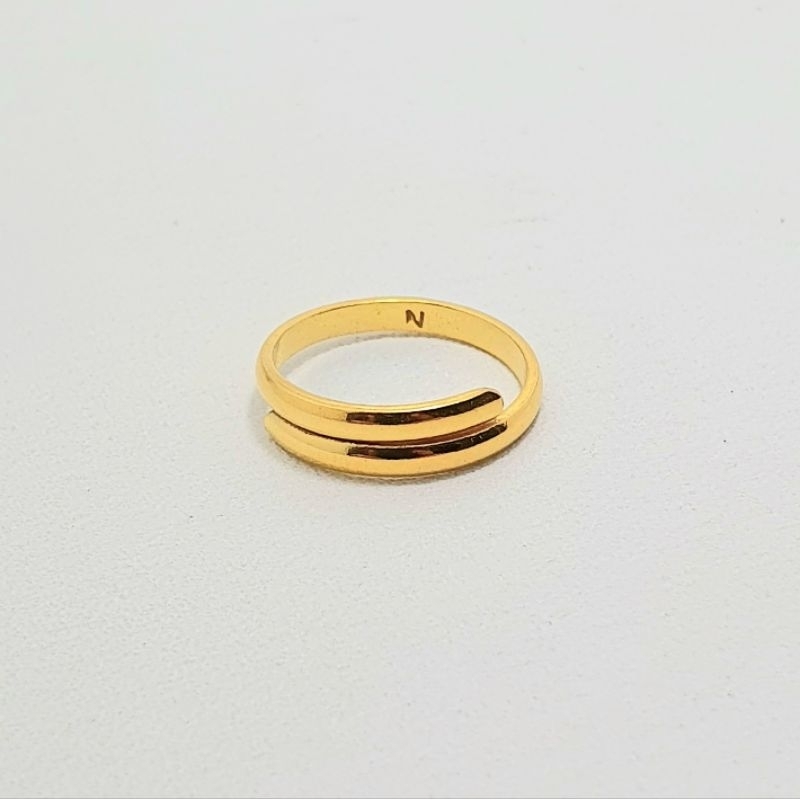Cincin Bayi Emas Muda Model Uler 1 Gram