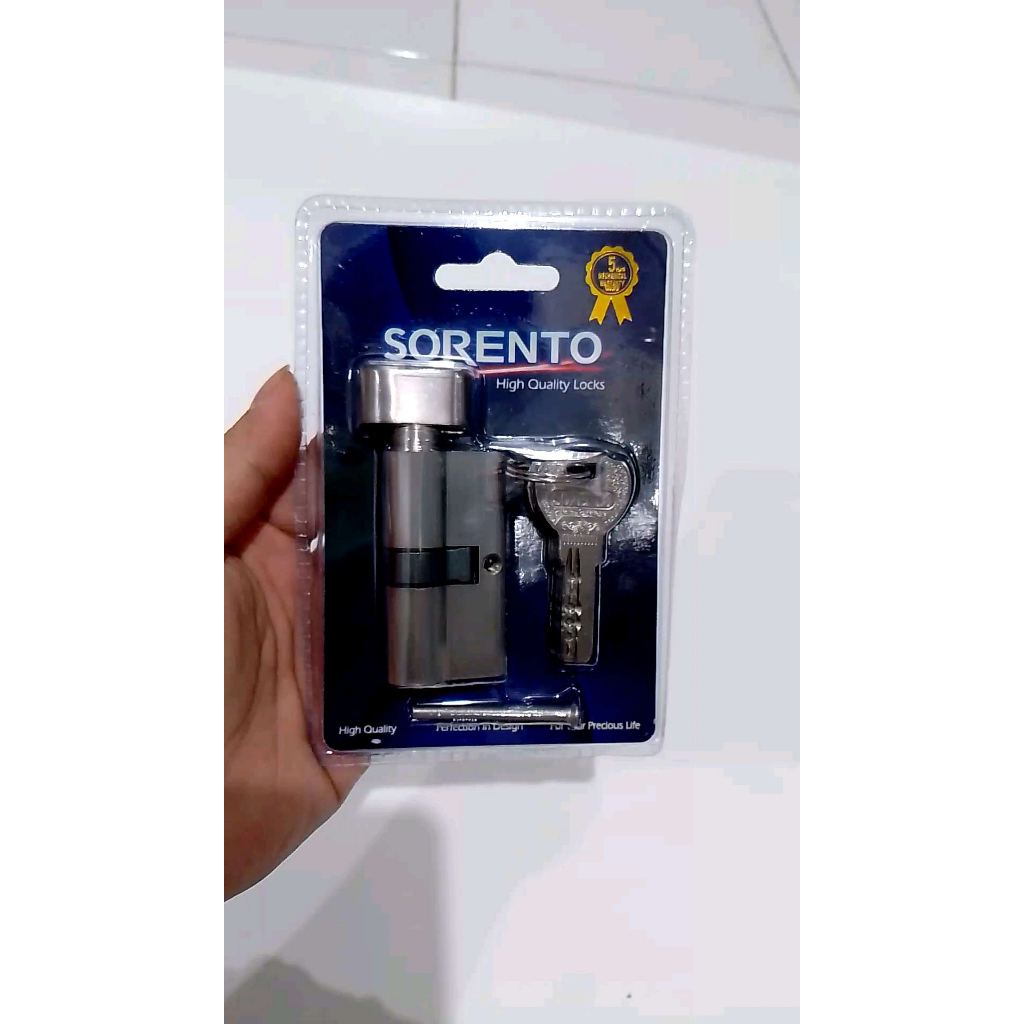 Silinder Knop Kunci Pintu Besar 60MM Sorento Cylinder Kunci Rumah