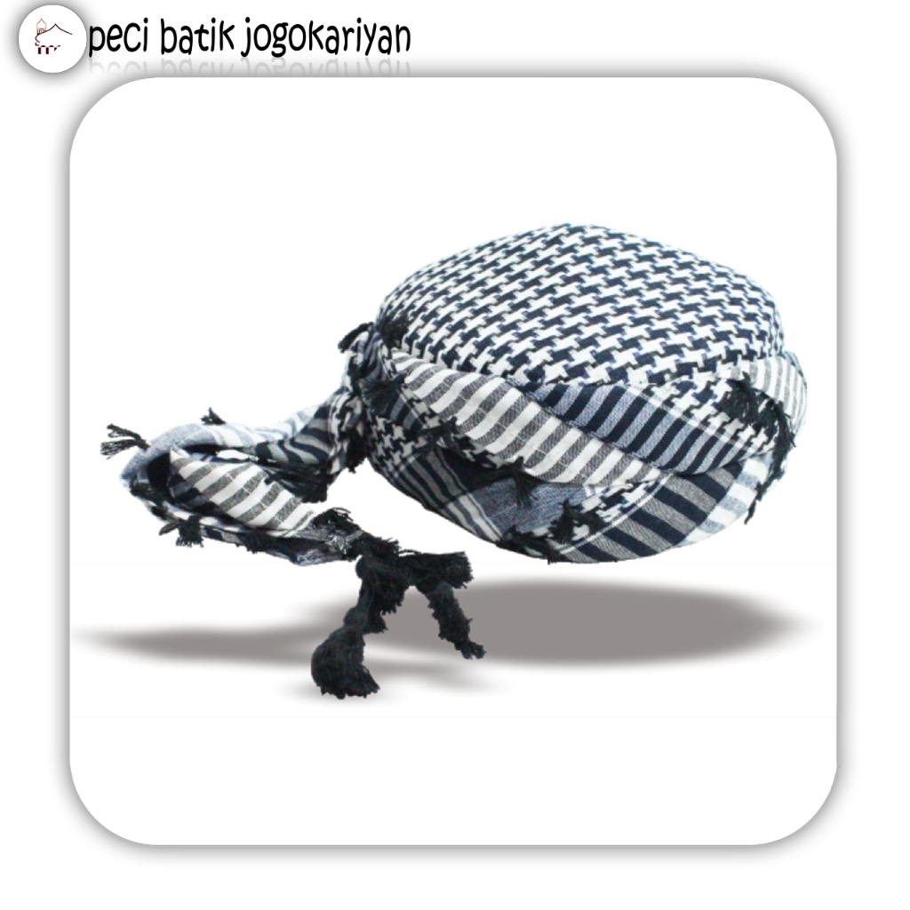 Peci Batik Jogokariyan Motif Sorban Arafat Original