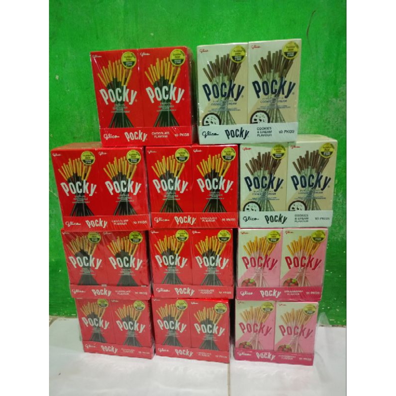 

Glico Pocky Biskuit Stick Ukuran Besar 47gr - Ecer