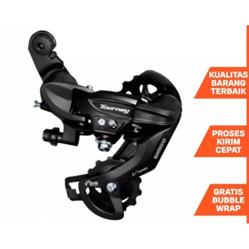 RD Shimano Tourney 6/7/8 Speed Rear Derailleur TY300 Sepeda Lipat MTB Roadbike DLL