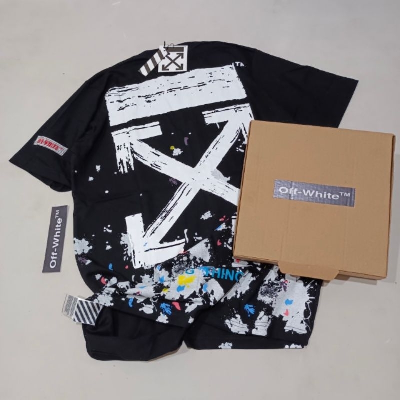 KAOS TSHIRT OFF WHITE GALAXY FULLTAG 24S