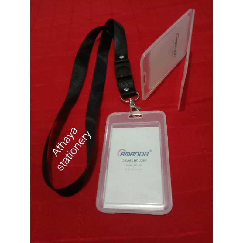 

Tali lanyard stoper 2 cm+ID card holder Amanda (85×54 mm)