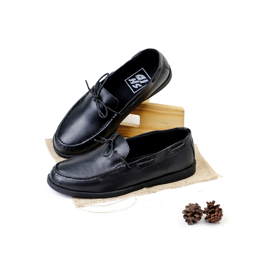 SHID Sepatu Formal Kerja Pria Pantofel - Elder Hitam