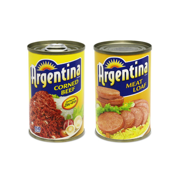 

Argentina Corned Meat Beef Loaf Daging Kaleng Kornet Enak Halal Original Filipina 150gr