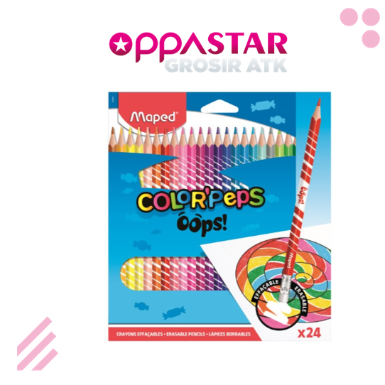 

Pensil Warna Maped Color Peps Oops 24 Warna