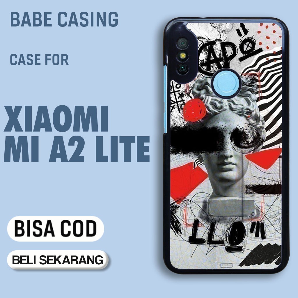 case hp xiaomi mi a2 lite redmi 6 pro terbaru gambar abstrak kubik art keren cute keren lucu casing 