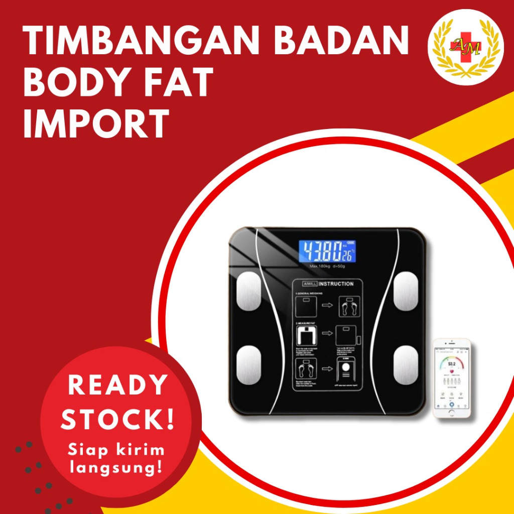 Timbangan Badan Body Fat Digital Lokal